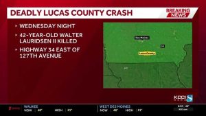 Des Moines Man Killed In Highway Crash Near Chariton Lucas County