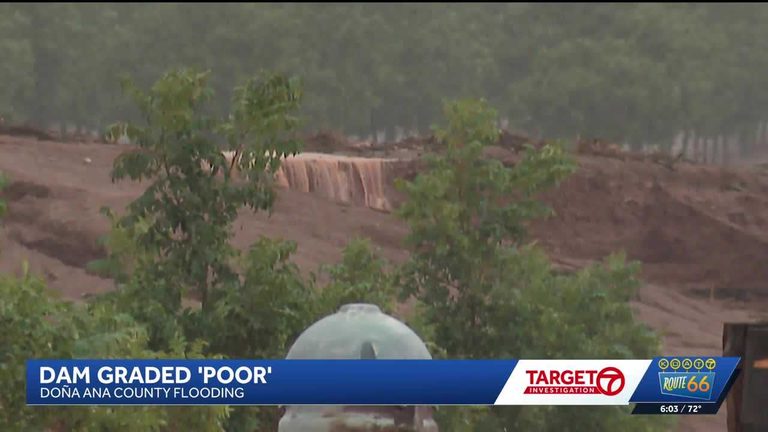 Do A Ana County Dam Rated Poor After Overtopping During Heavy Rain