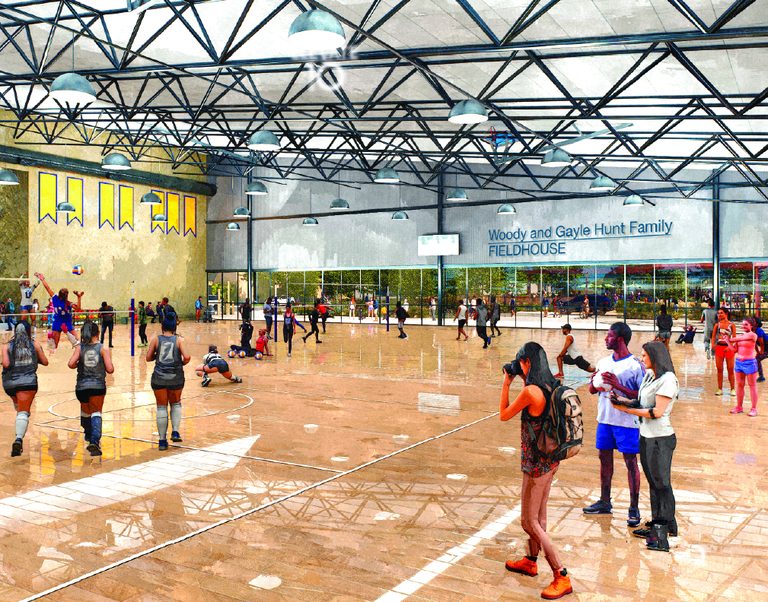 Downtown Deck Plaza Receives 10 Million Hunt Family Gift For New Sports Fieldhou