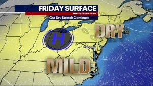 Dry Mild Friday In Washington D C Before Isaias Remnants Bring Weekend Showers