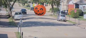 Dubuque City Warns Residents To Secure Large Halloween Inflatables After Pumpkin