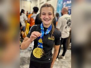 East Tennessee Youth Shine Jiu Jitsu Champion Girl Scout Cookie Gift To Troops A