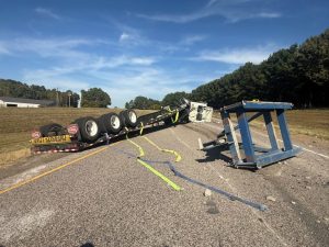 Eastbound Lanes Of State Highway 31 Closed After Overturned 18 Wheeler Near Chan