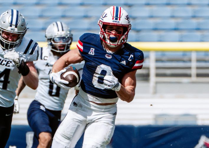 Easton Messer Leads Fau To Thrilling 51 49 Victory Over Rice