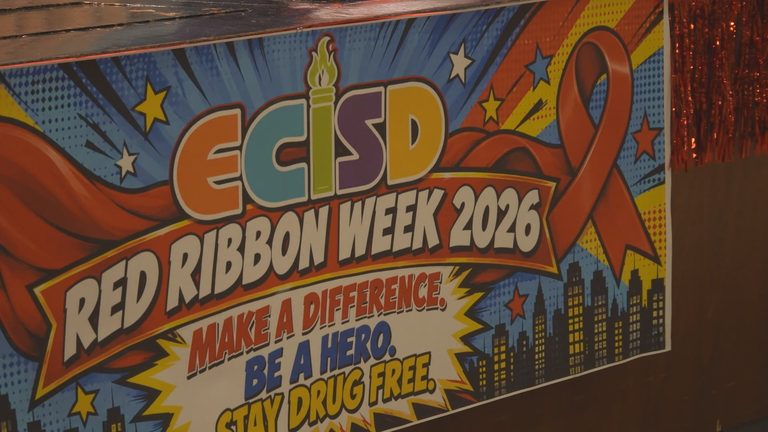 Ecisd Launches Red Ribbon Week With Drug Free Rally At Bonham Middle School