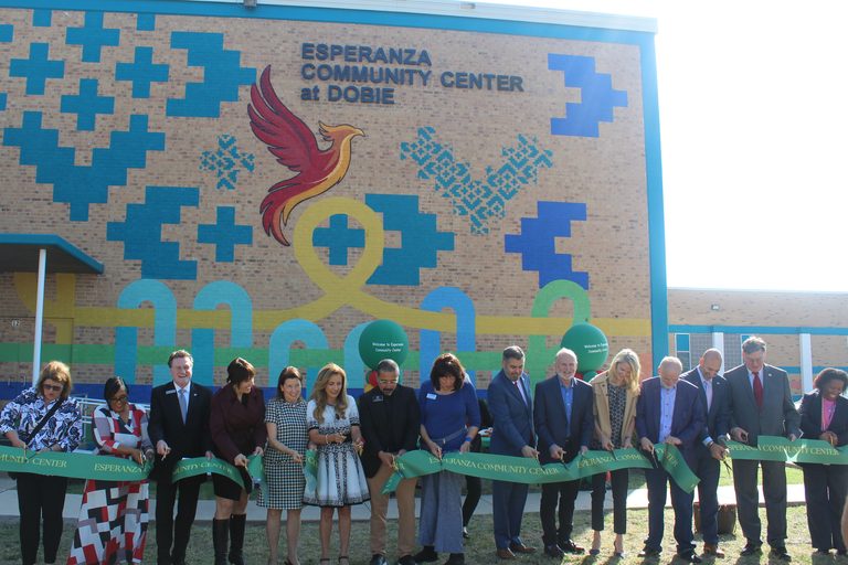 Esperanza Community Center Opens In Former Dobie School Offering Senior Food And
