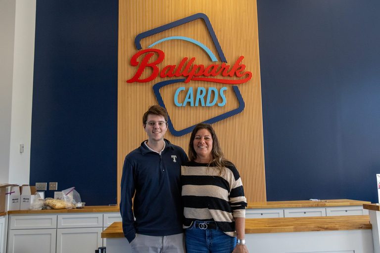 Family Turns Sports Card Hobby Into Ballpark Cards Store At Choctaw Stadium