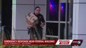 Federal Building In Downtown Des Moines Cleared After Suspicious Package Investi