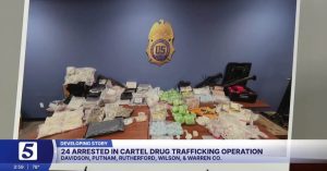 Federal Indictment Charges 24 In Massive Middle Tennessee Drug Trafficking Ring