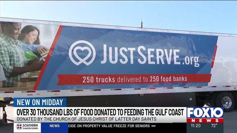 Feeding The Gulf Coast Receives Over 30 000 Pounds Of Food For Mobile Families