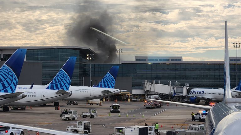 Fire At Ember Restaurant In Terminal C North Of George Bush Intercontinental Air