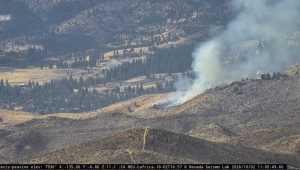 Fire Crews Respond To Smoke Near Hawk Fire Burn Scar Above Verdi