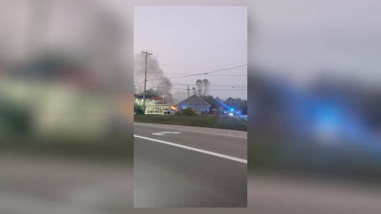 Firefighters Contain Truck Blaze At Englewood Gas Station In Montgomery County