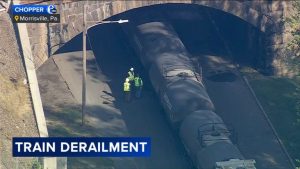 Five Freight Train Cars Derail In Morrisville Prompting Road Closures