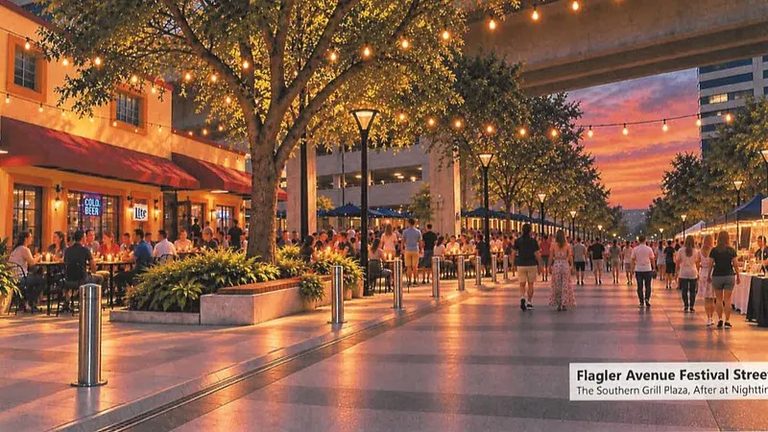 Flagler Avenue Slated To Become Pedestrian Friendly Festival Street In Jacksonvi