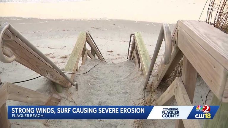 Flagler County Tackles Recent Beach Erosion With Sand Replenishment And Federal