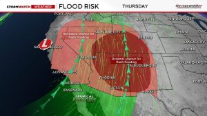 Flood Watch Issued For Northern Nevada As Rain And Burn Scar Runoff Threaten Rur