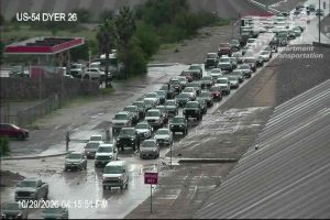 Flooding Forces Closure Of Gateway North At Dyer Drivers Urged To Use Alternate