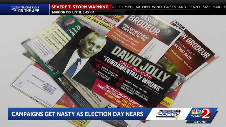 Florida Candidates Turn Up Harsh Language As Election Day Approaches