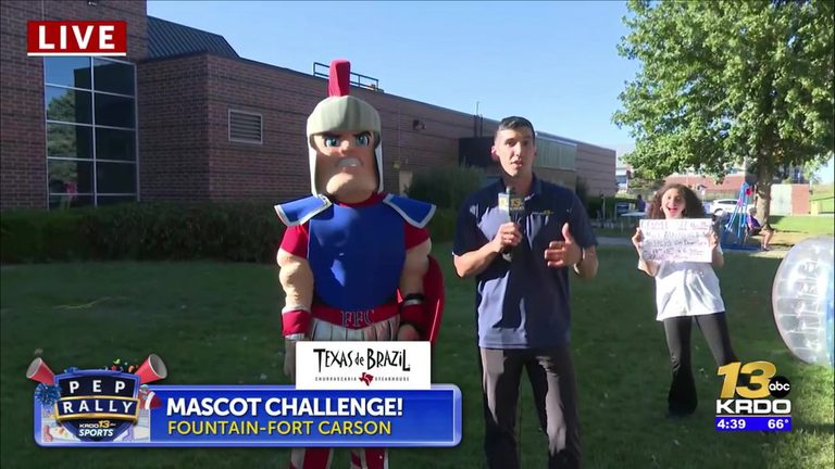 Fountain Fort Carson High Hosts Mascot Pep Rally Against Castle View