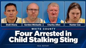Four Men Charged In White County Child Stalking Sting Operation