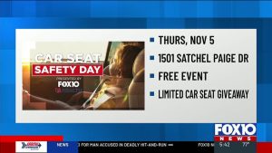 Free Car Seat Safety Check Offered At Fox10 Studios In Mobile On Nov 5