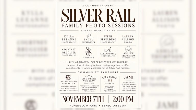 Free Family Portrait Event Planned For Silver Rail Elementary Families In Bend