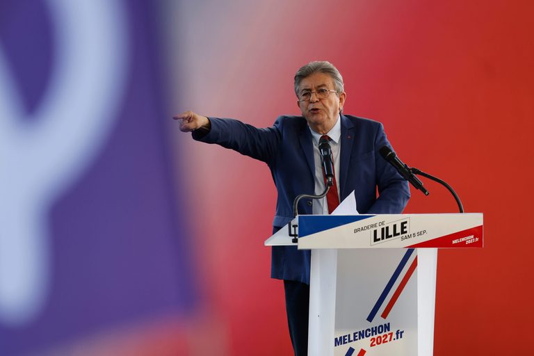French Far Left Candidate M Lenchon Backs Youth Protests Slams Nato And Trump