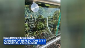 Garden Of Reflection 9 11 Memorial Vandalized In Lower Makefield Township