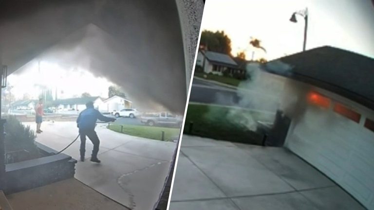 Gardener S Quick Response Saves Mission Viejo Resident And Pets From Garage Fire