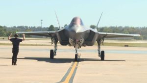 German F 35 Jet Touches Down At Fort Smith S Ebbing Air Guard Base For Pilot Tra