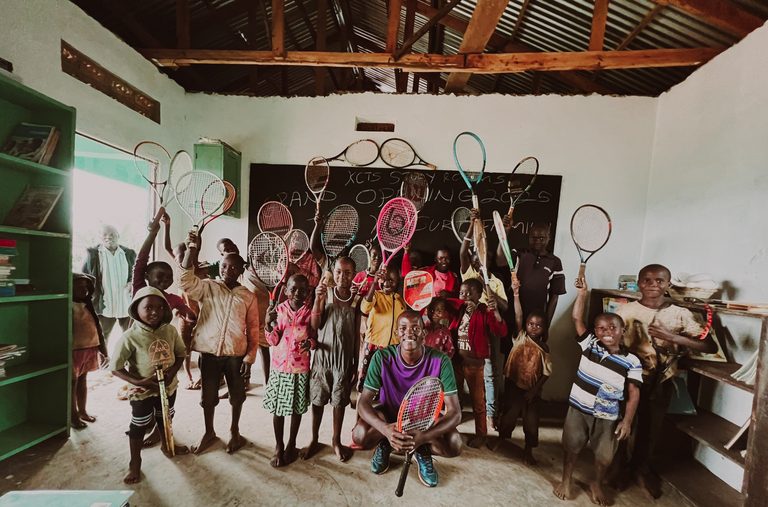 Glastonbury Teen Launches Tennis Racket Drive To Aid Ugandan Players