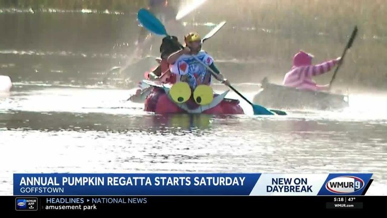 Goffstown Pumpkin Regatta Returns Sunday On The Piscataquag River