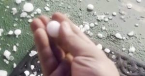 Golf Ball Sized Hail Pounds Phoenix Apartments Shatters Windows And Dents Cars