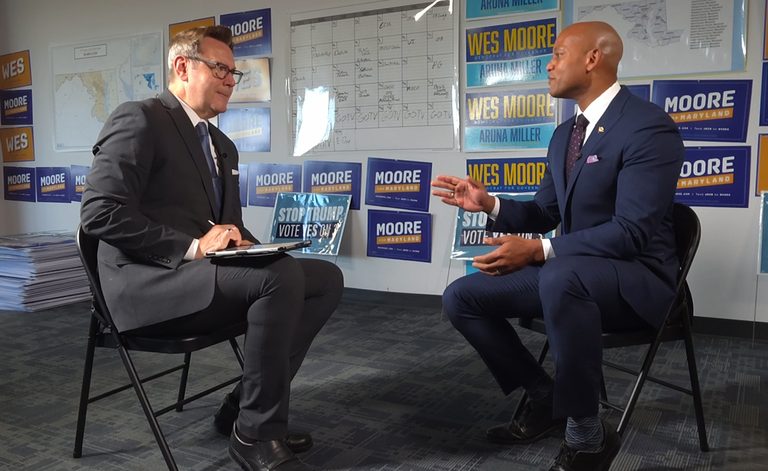 Gov Wes Moore Leads Dan Cox By Two To One As Maryland Voters Face Redistricting