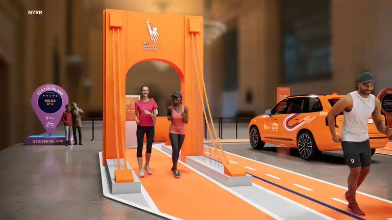Grand Central Exhibit Celebrates 50 Years Of The Nyc Marathon Route