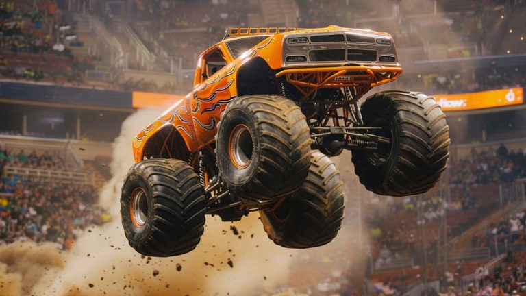 Grandparents Celebrate Grandson S Birthday At Monster Jam