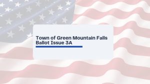 Green Mountain Falls Voters Consider 0 5 Sales Tax To Fund Marshal Building And