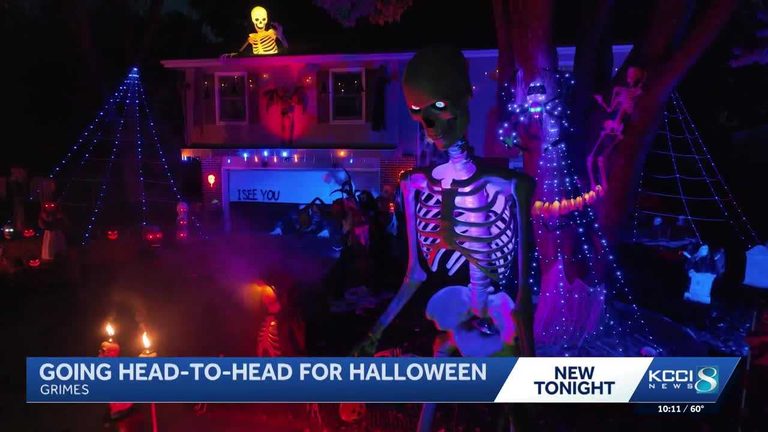Grimes Neighbors Vie For Halloween Decorating Crown In Friendly Rivalry