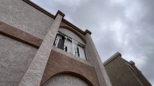 Hailstorm Battering North Phoenix Apartment Complex Leaves Shattered Windows And