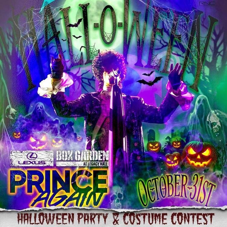 Hall O Ween Party With Prince Tribute Prince Again Plano
