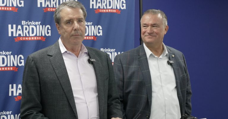 Harding Campaigns With Bacon In Omaha As He Says He Ll Break From Trump On Key I