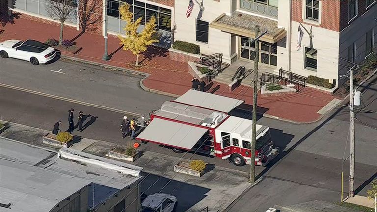 Hazmat Team Responds To Possible Suspicious Powder At West Chester County Buildi