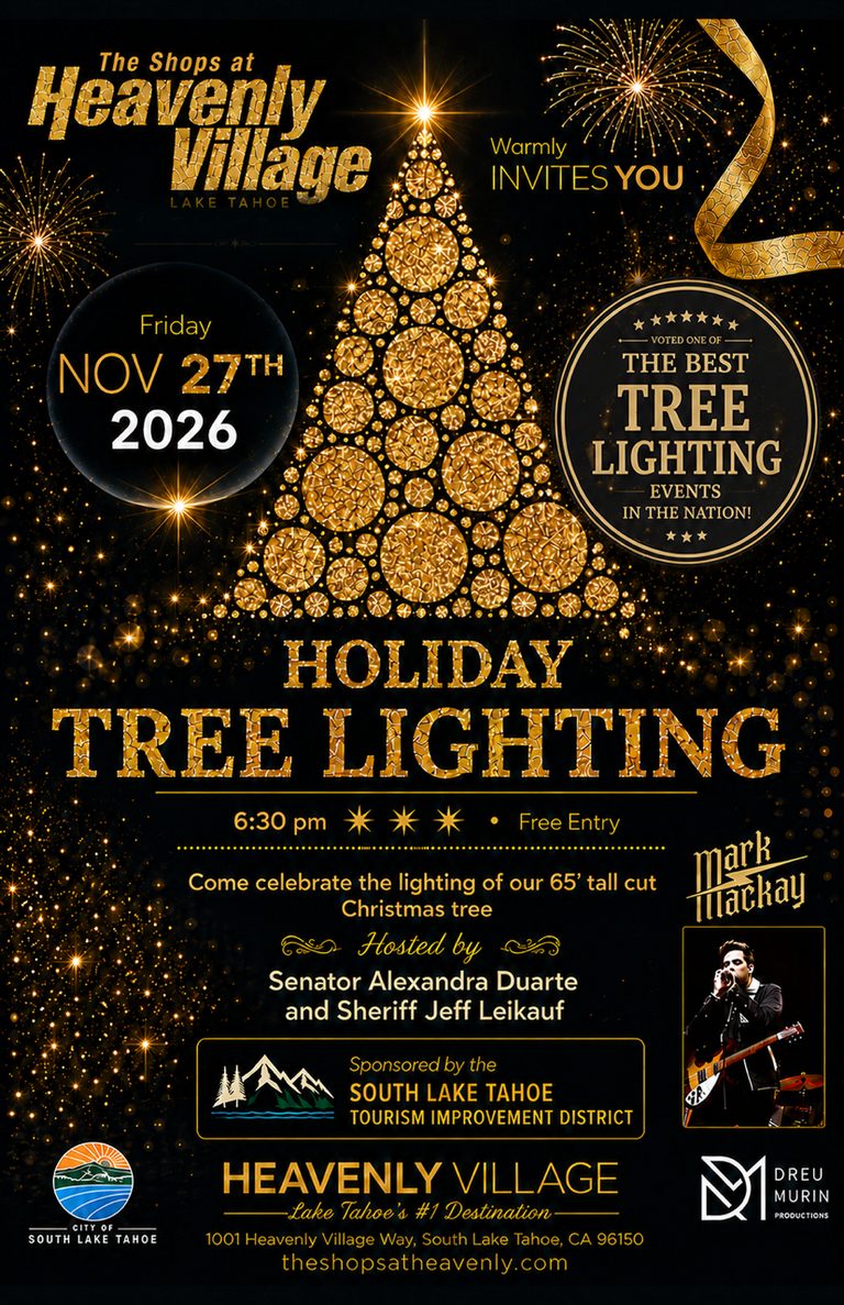 Heavenly Village Tree Lighting Returns To South Lake Tahoe For Holiday Kickoff
