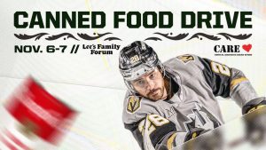 Henderson Silver Knights Host Food Drive At Nov 6 7 Home Games