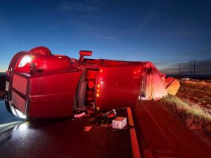 Hidalgo County Fire Rescue Handles Tractor Trailer Rollover And Nearby Crash On