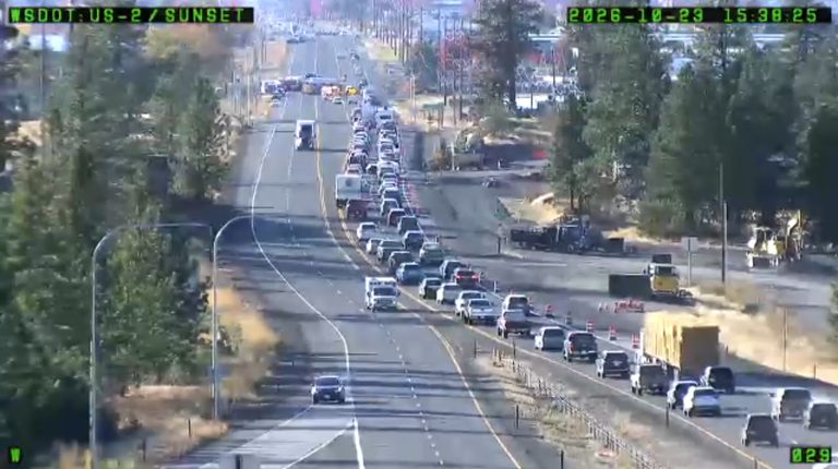 Highway 2 Near Spotted Road In Airway Heights Partially Reopened After Multi Lan