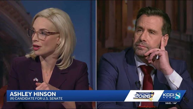 Hinson Turek Clash On Immigration And Border Policy In First Iowa Senate Debate