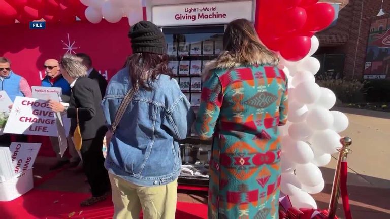 Holiday Giving Machines Return To Scissortail Park To Aid Five Okc Charities