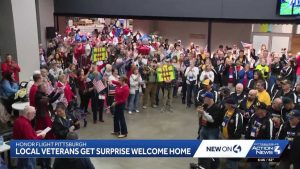 Honor Flight Pittsburgh Brings 80 Veterans Home After Washington D C Memorial To